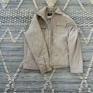 Navy Yard Beige Quilted Jacket